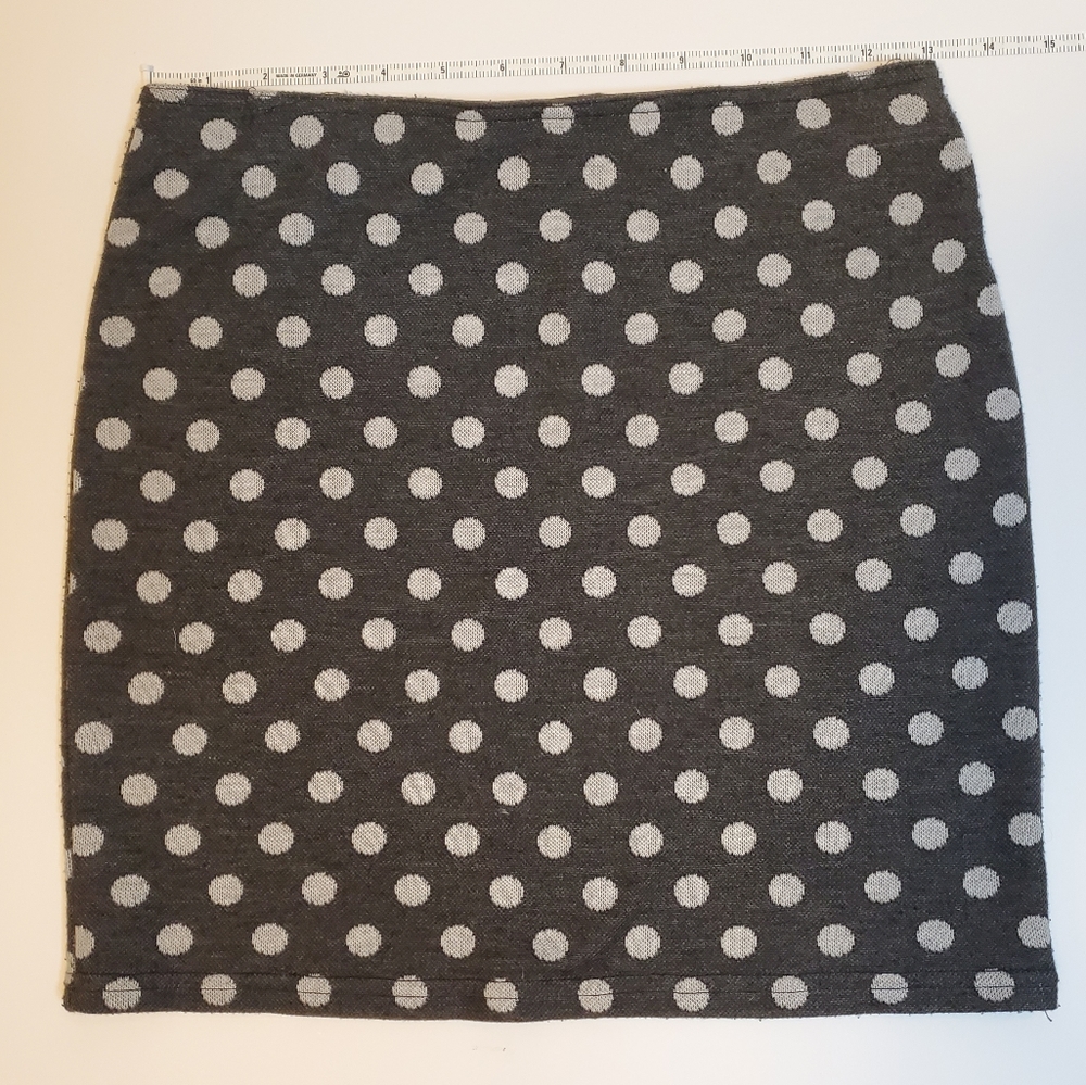 Forever 21 Stretchy Polka Dot Mini Skirt